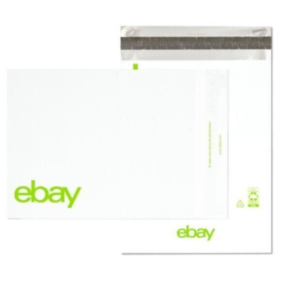 100pc EBAY Branded Polymailers 9" x 11.5" Unpadded Shipping Envelopes Self Seal - Picture 3 of 4